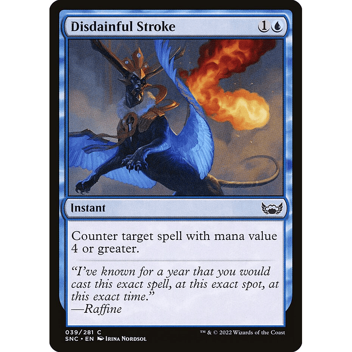 Disdainful Stroke | Inglés | NM | SNC 1