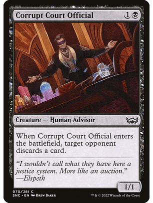 Corrupt Court Official | Inglés | NM | SNC