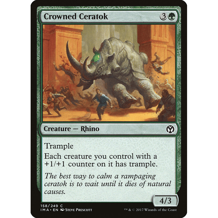 Crowned Ceratok | Inglés | NM | IMA 1