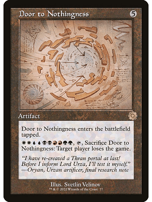 Door to Nothingness (Retro Frame) | Español | NM | BRR