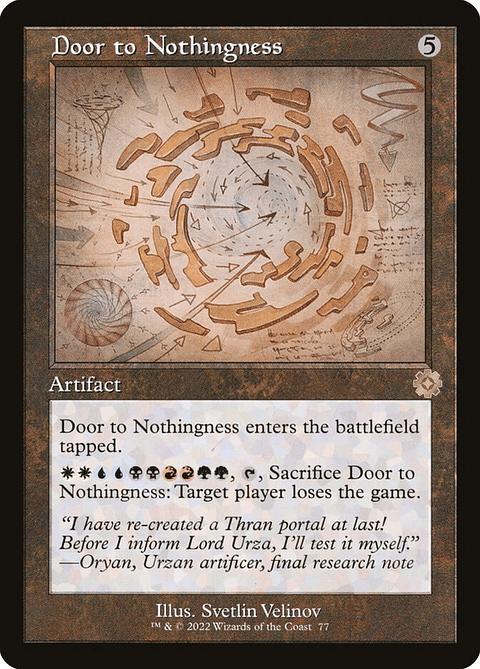Door to Nothingness (Retro Frame) | Español | NM | BRR