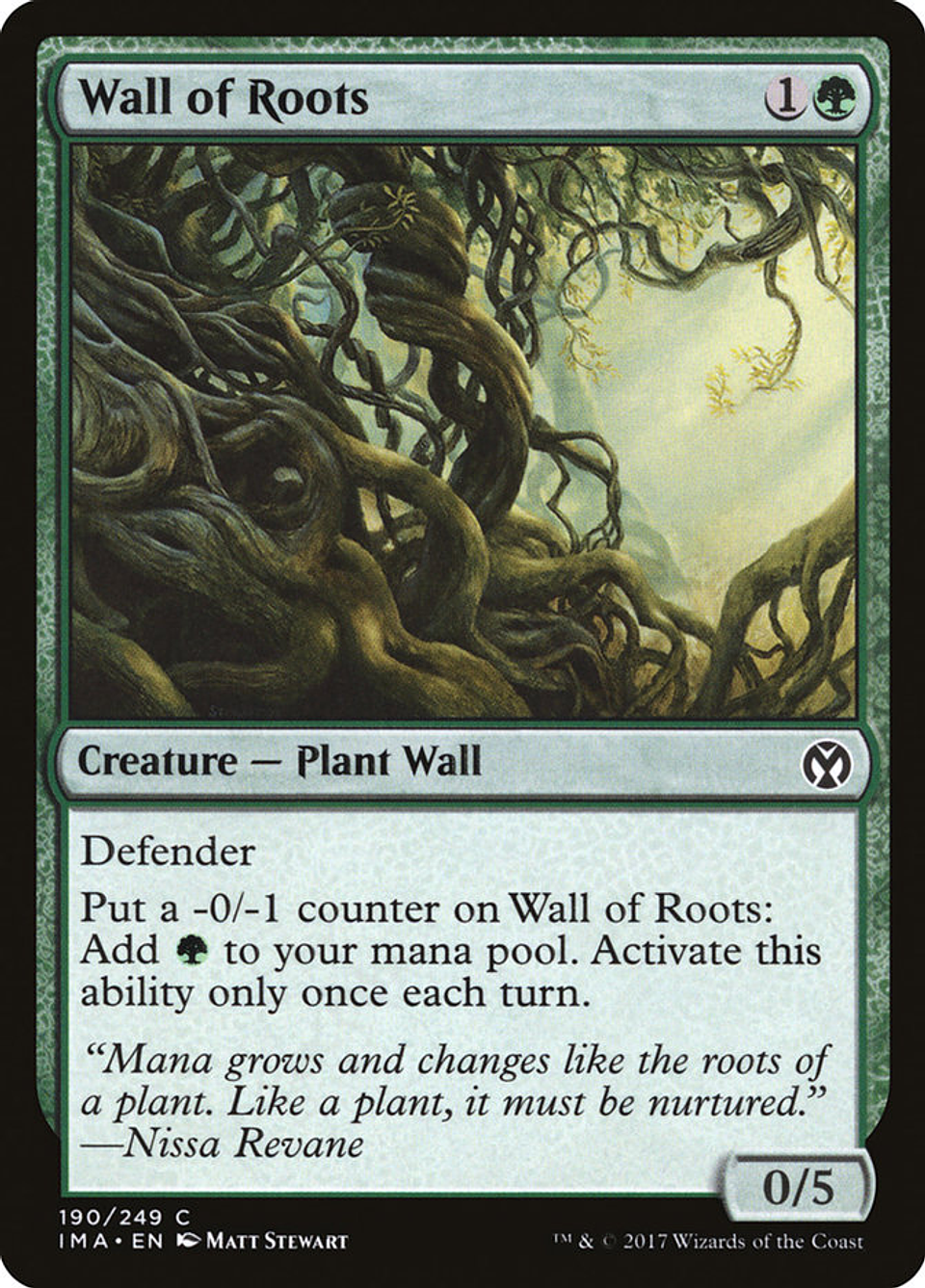 Wall of Roots | Inglés | NM | IMA 1