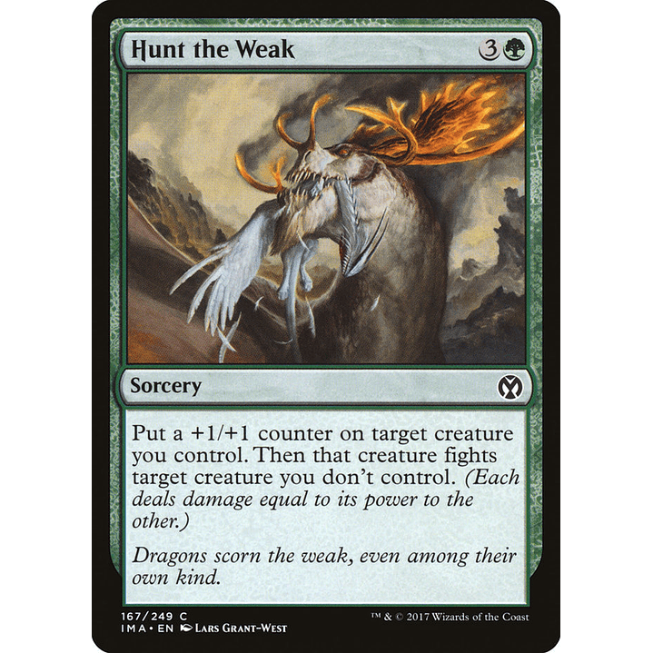 Hunt the Weak | Inglés | NM | IMA 1