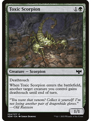 Toxic Scorpion | Inglés | NM | VOW