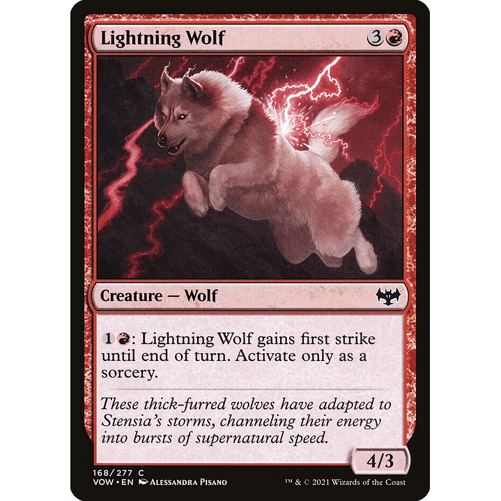 Lightning Wolf | Inglés | NM | VOW 1