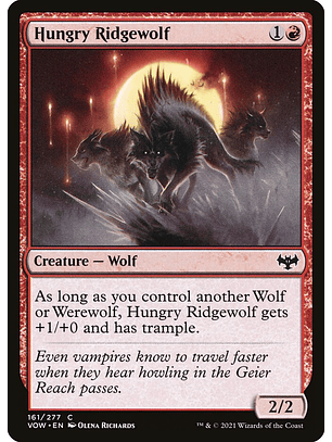 Hungry Ridgewolf | Inglés | NM | VOW
