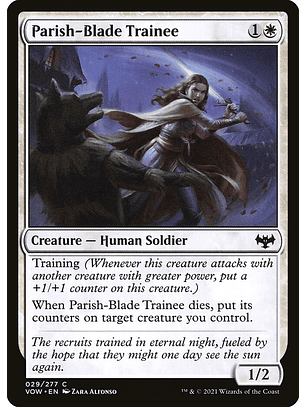 Parish-Blade Trainee | Inglés | NM | VOW