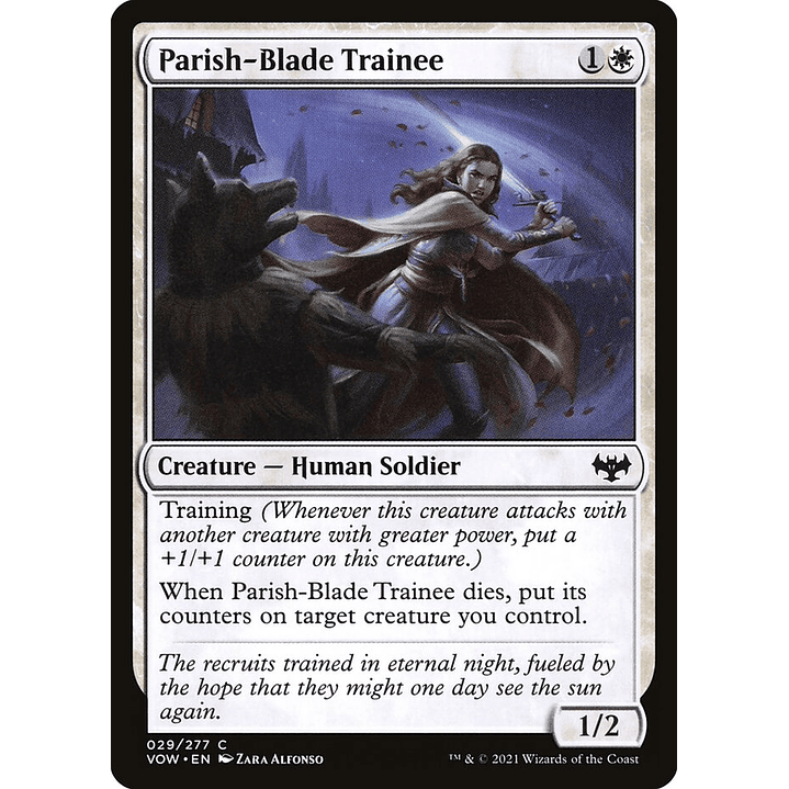 Parish-Blade Trainee | Inglés | NM | VOW 1