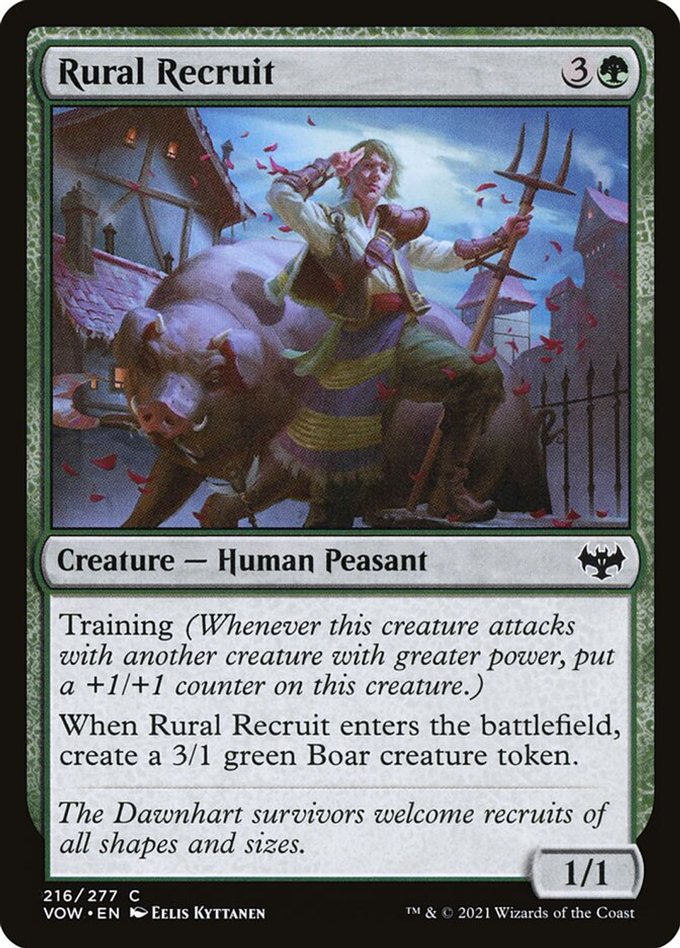 Rural Recruit | Inglés | NM | VOW 1