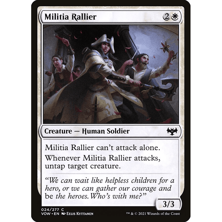 Militia Rallier | Inglés | NM | VOW 1