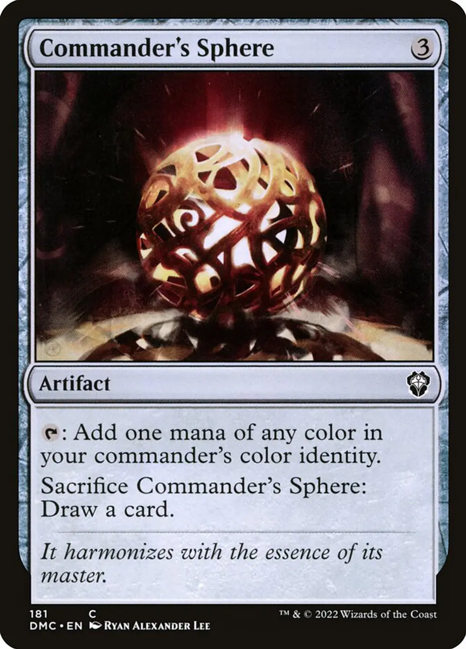 Commander's Sphere | Inglés | NM | DMC 1