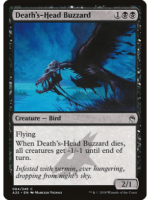 Death's-Head Buzzard | Inglés | NM | A25