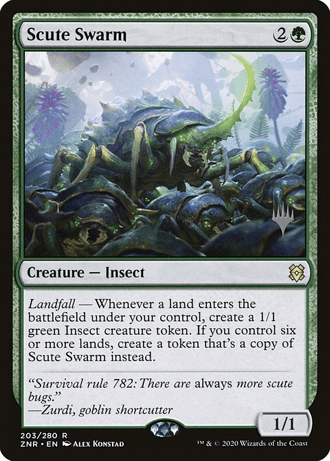 Scute Swarm (foil) | Español | NM | PZNR
