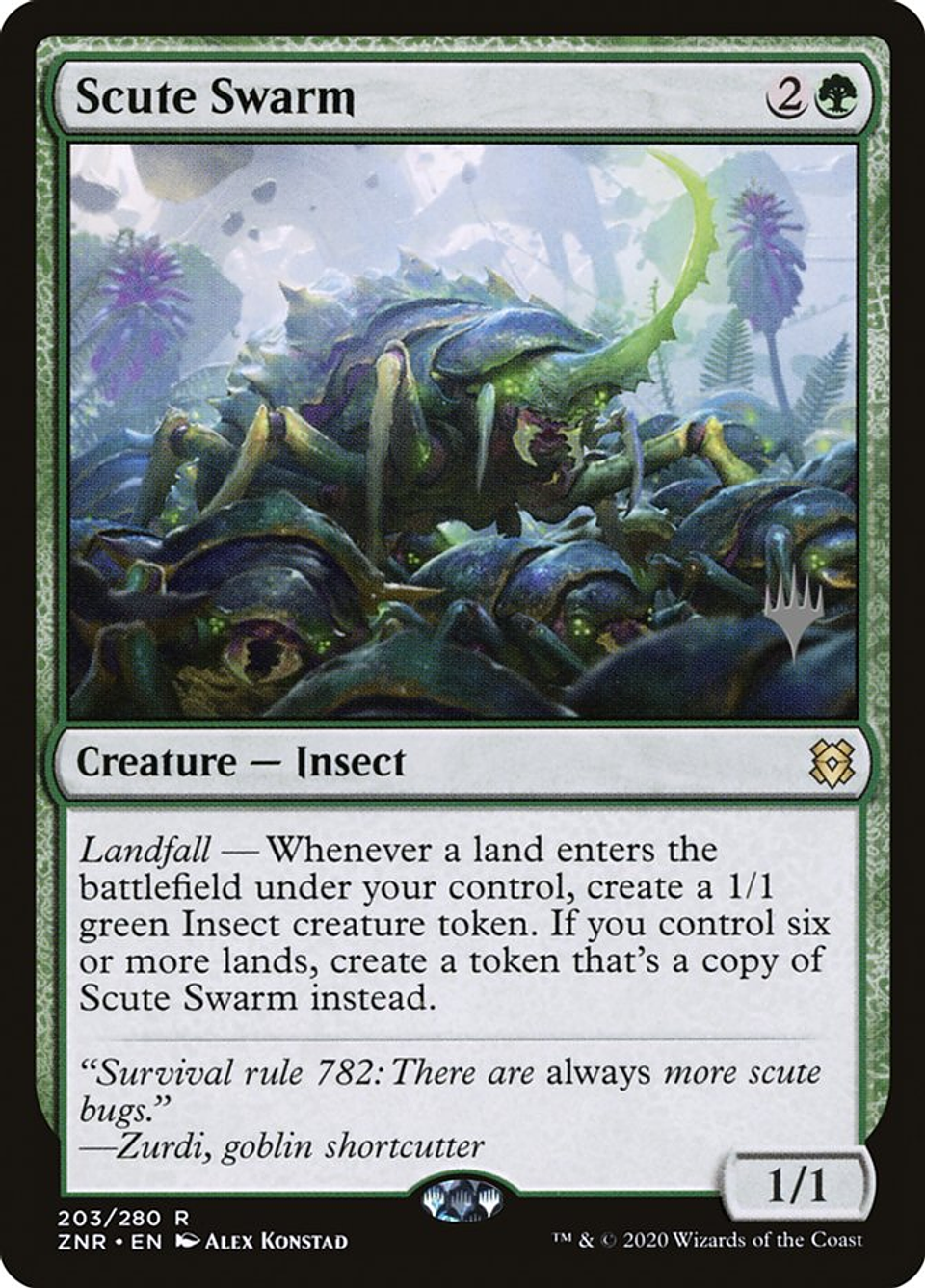 Scute Swarm (foil) | Español | NM | PZNR 1