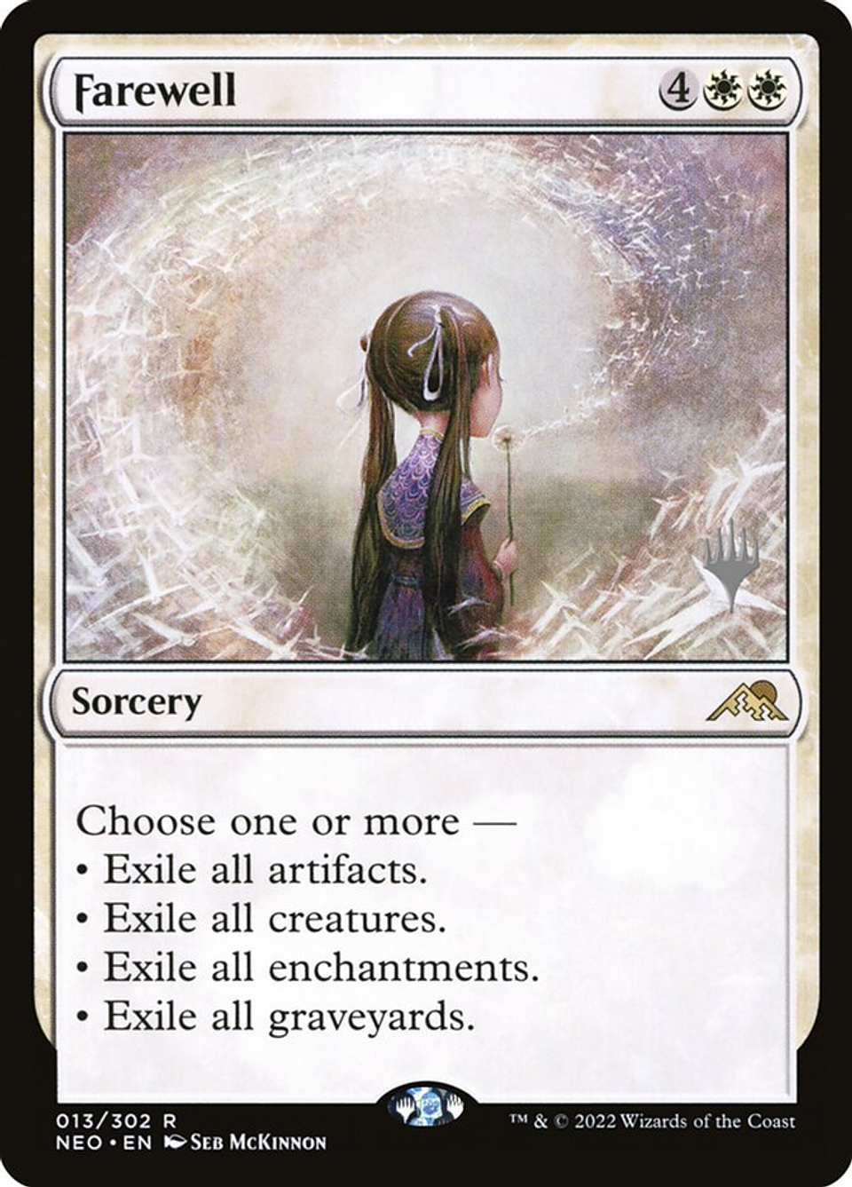Farewell (foil) | Español | NM | PNEO 1