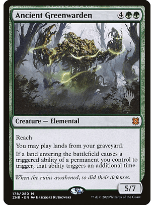 Ancient Greenwarden (foil) | Español | NM | PZNR