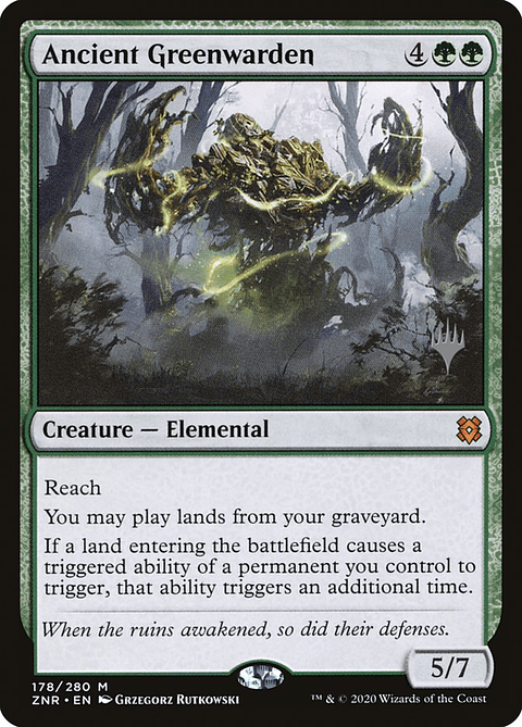 Ancient Greenwarden (foil) | Español | NM | PZNR