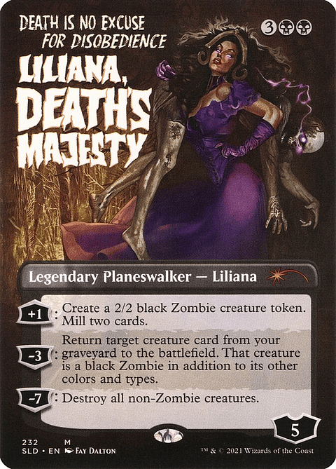 Liliana, Death's Majesty (Borderless) | Inglés | NM | SLD
