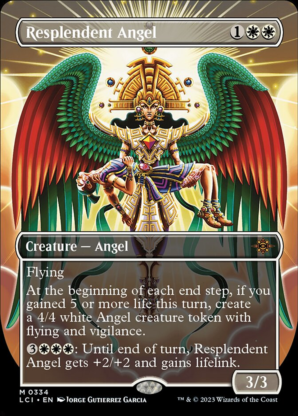 Resplendent Angel (Borderless foil) | Inglés | NM | LCI 1
