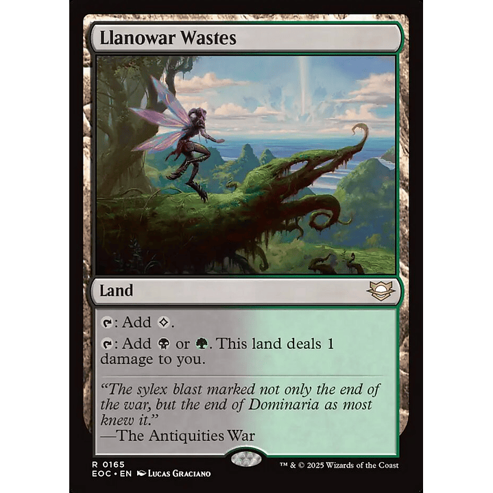 Llanowar Wastes | Inglés | NM | EOC 1