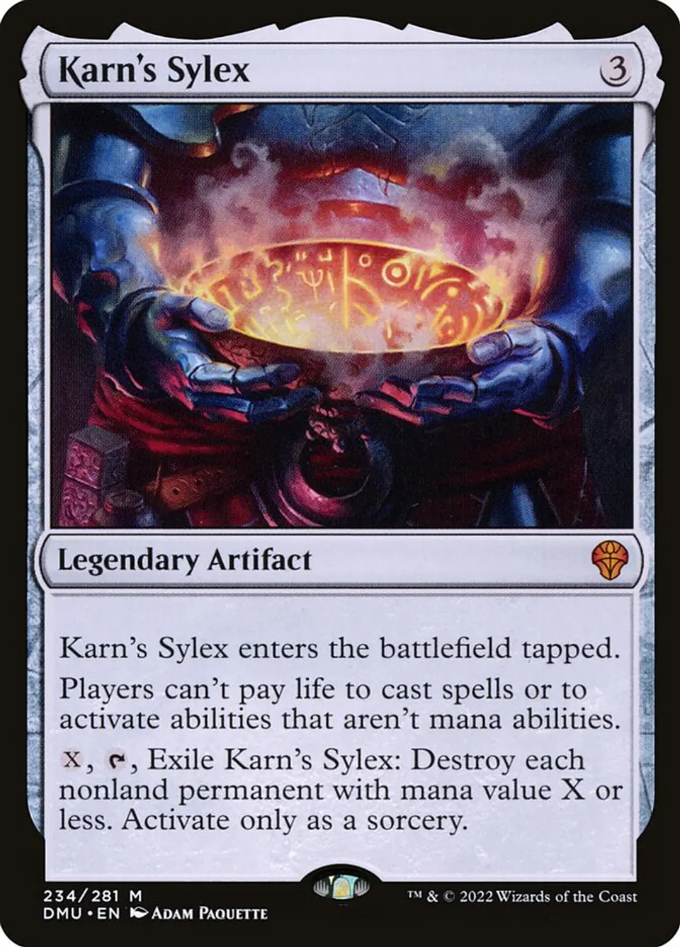 Karn's Sylex | Inglés | NM | DMU 1