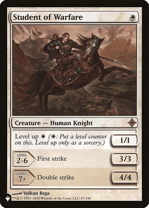 Student of Warfare | Inglés | NM | PLST