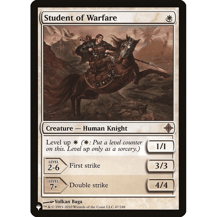 Student of Warfare | Inglés | NM | PLST 1