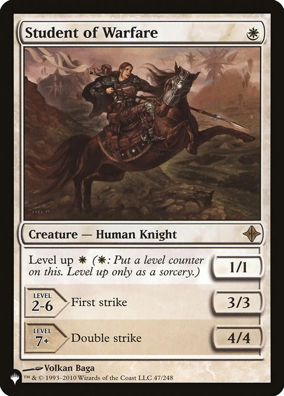 Student of Warfare | Inglés | NM | PLST 1