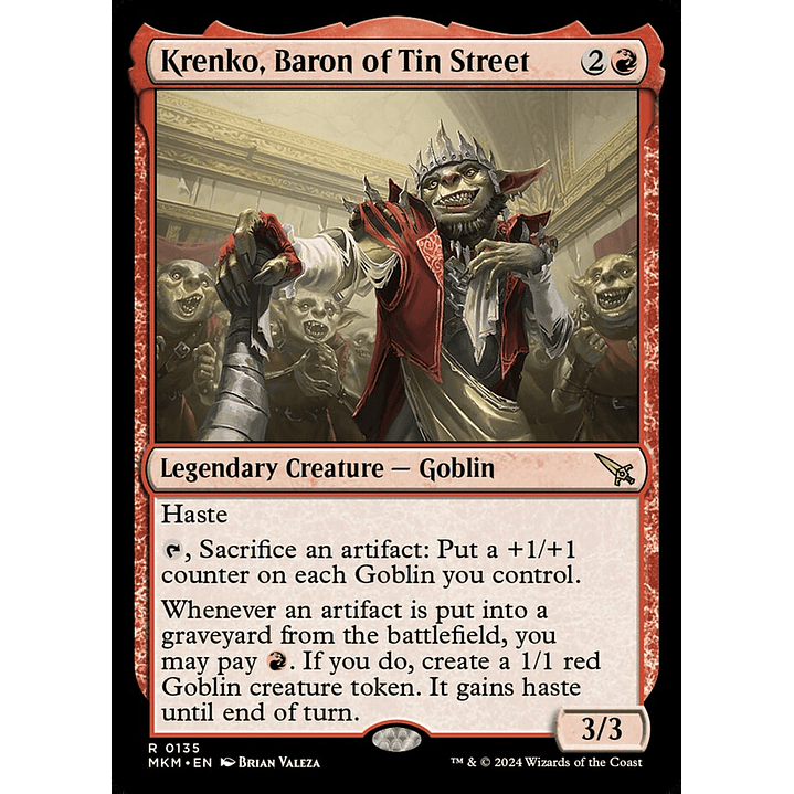 Krenko, Baron of Tin Street | Inglés | NM | MKM 1