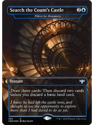 Thirst for Discovery (Borderless foil) | Inglés | NM | VOW