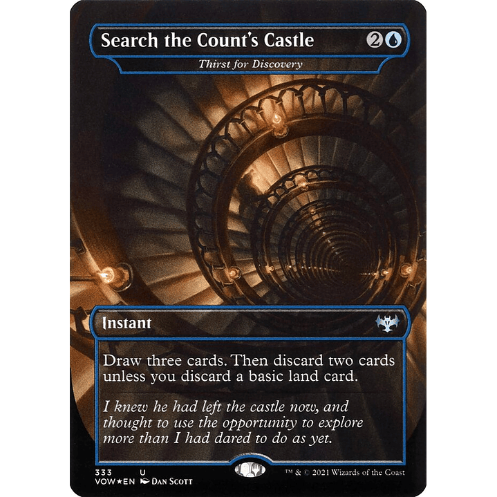 Thirst for Discovery (Borderless foil) | Inglés | NM | VOW 1