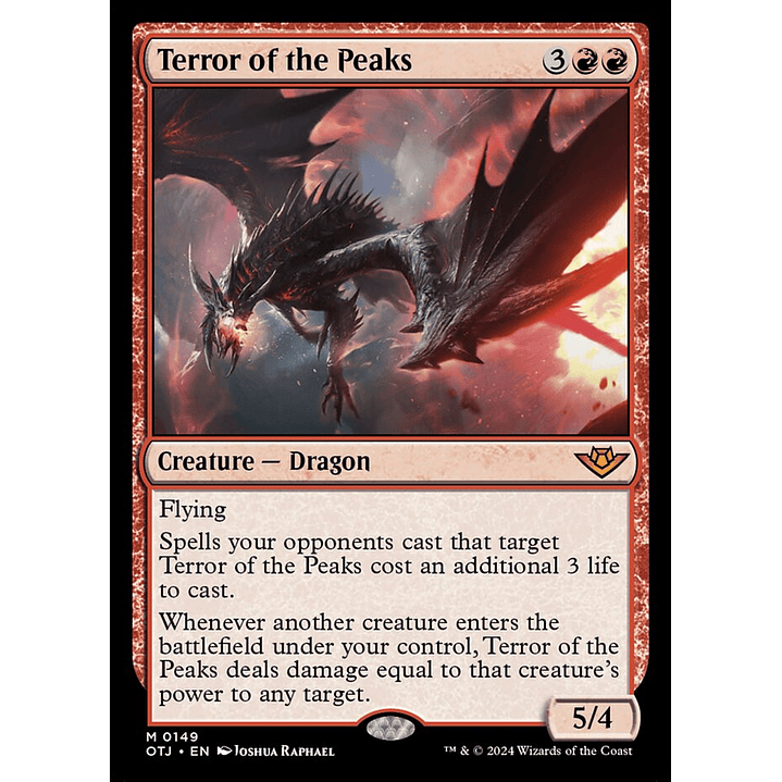 Terror of the Peaks | Inglés | NM | OTJ 1