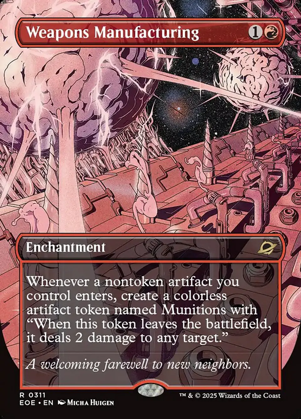 Weapons Manufacturing (Borderless) | Inglés | NM | EOE 1