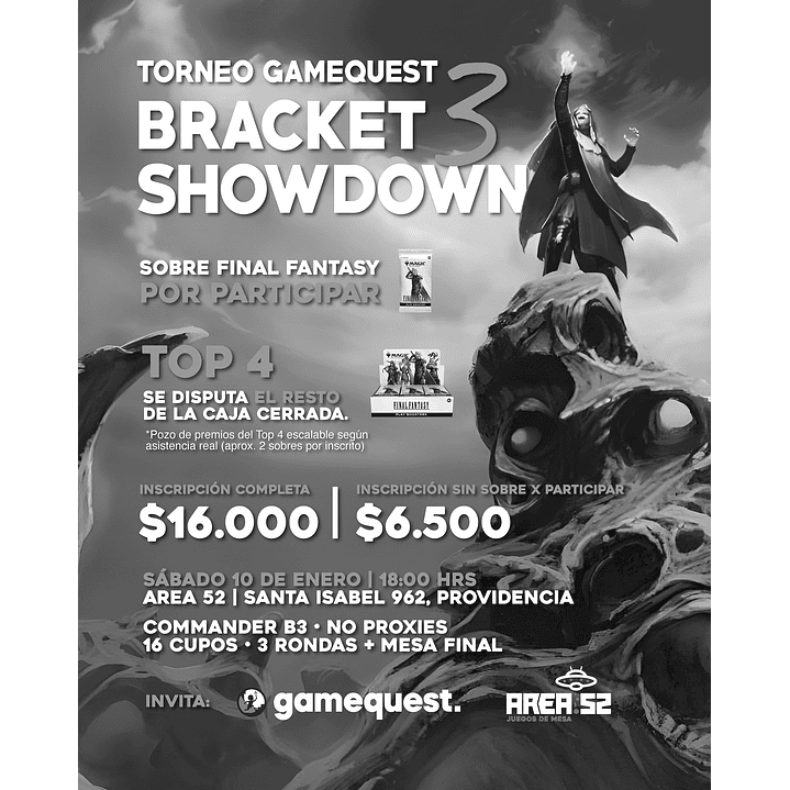 (Finalizado) Torneo Game Quest Bracket 3 Showdown 10/01/26 1