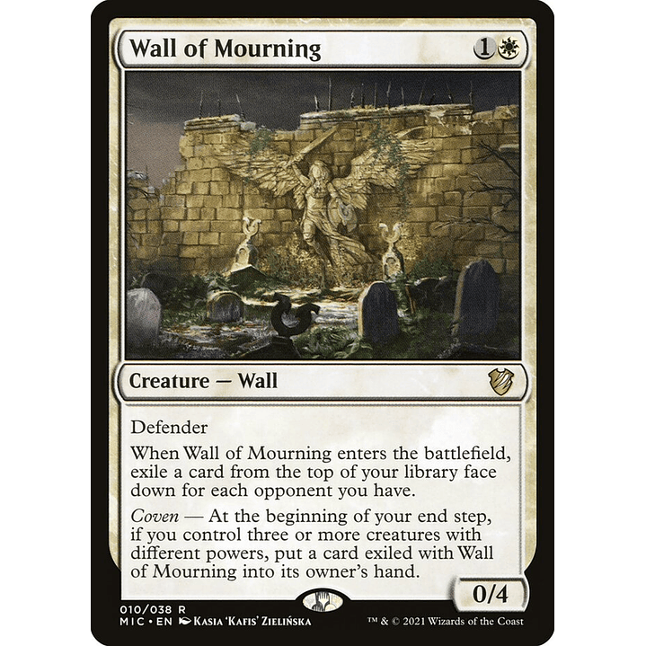 Wall of Mourning | Inglés | NM | MIC 1