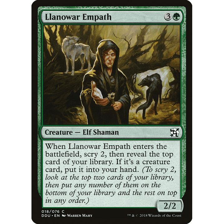 Llanowar Empath | Inglés | NM | DDU 1