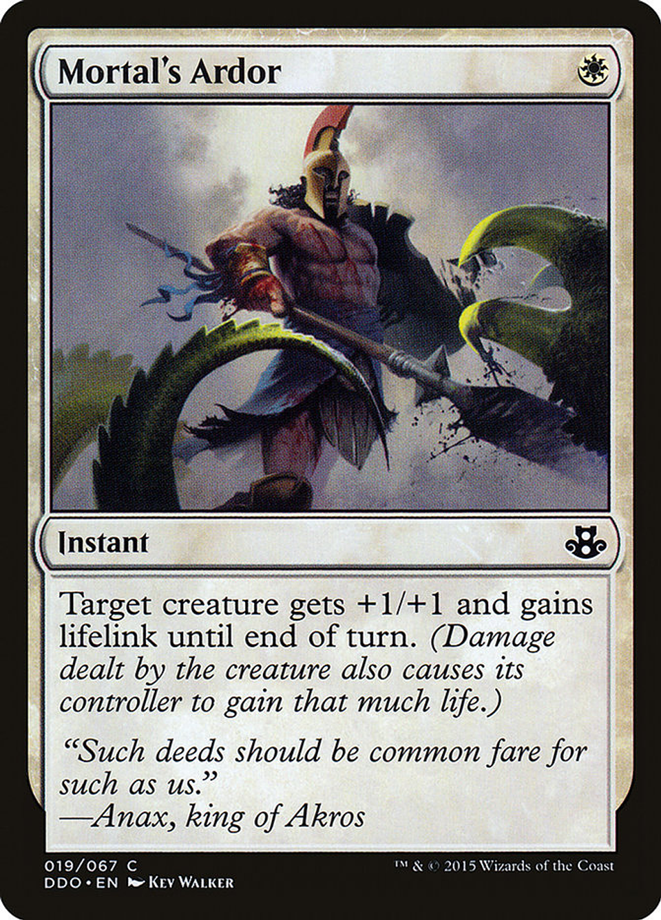 Mortal's Ardor | Inglés | NM | DDO 1