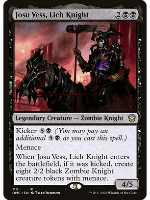 Josu Vess, Lich Knight | Inglés | NM | DMC