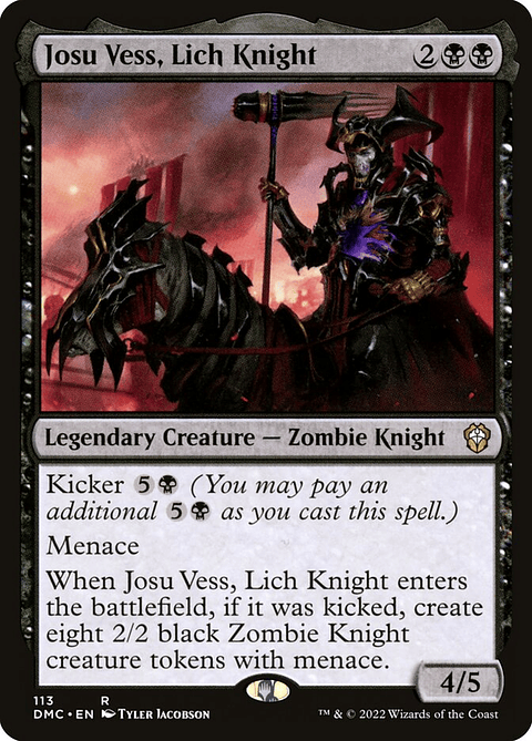 Josu Vess, Lich Knight | Inglés | NM | DMC