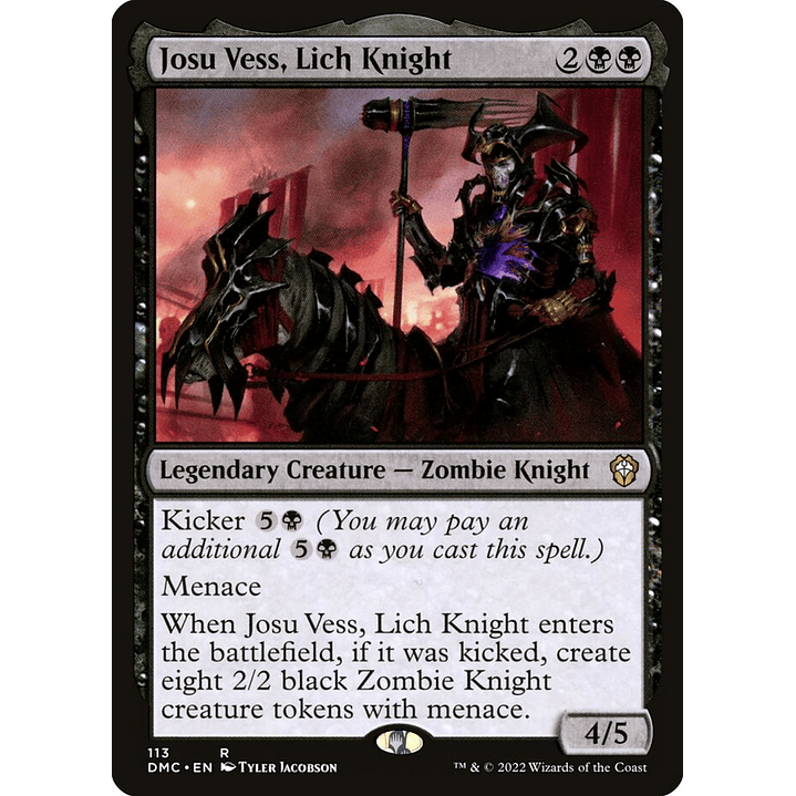 Josu Vess, Lich Knight | Inglés | NM | DMC 1