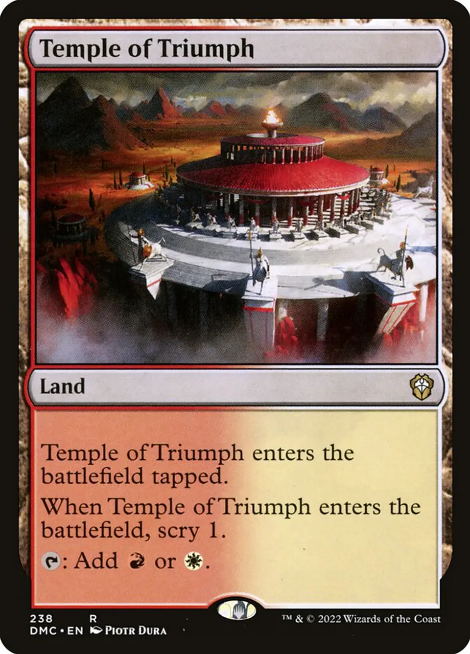 Temple of Triumph | Inglés | NM | DMC 1