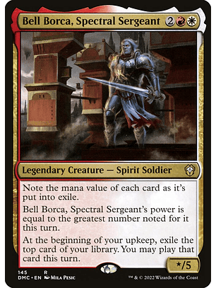 Bell Borca, Spectral Sergeant | Inglés | NM | DMC
