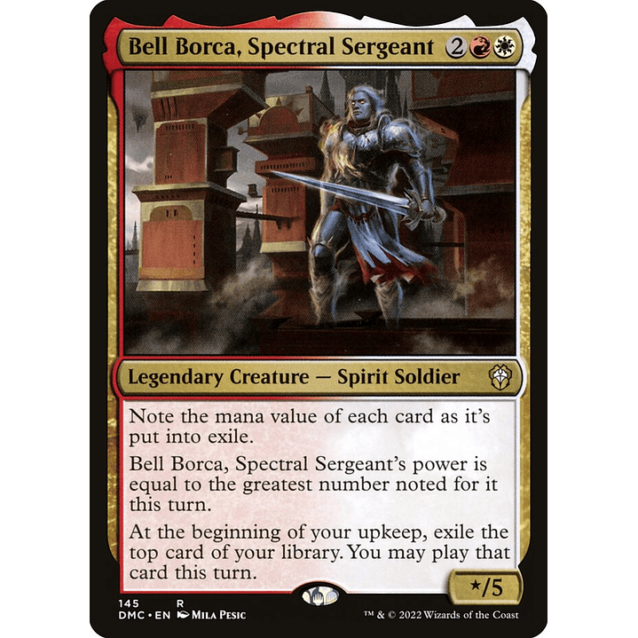 Bell Borca, Spectral Sergeant | Inglés | NM | DMC 1