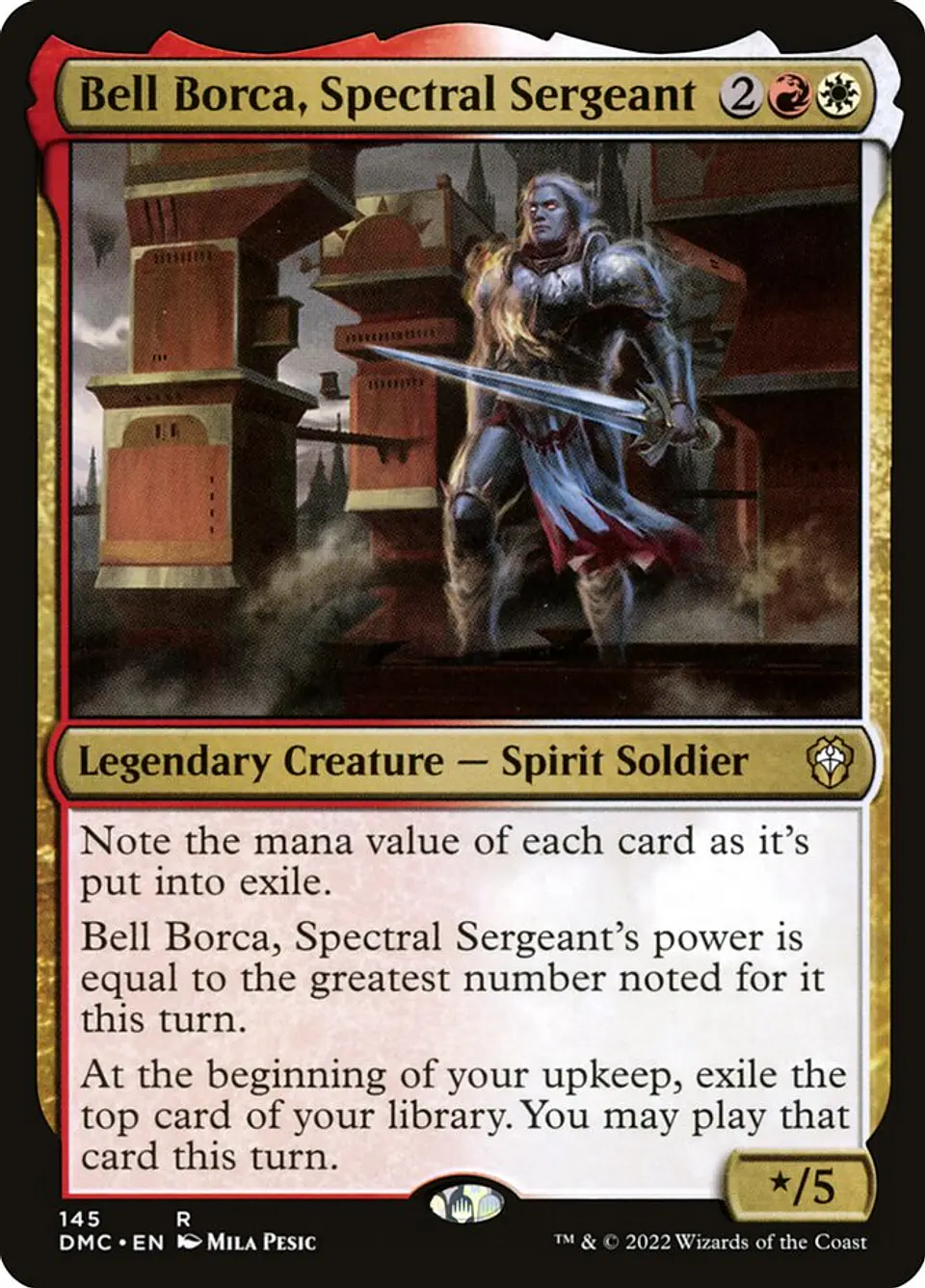Bell Borca, Spectral Sergeant | Inglés | NM | DMC 1