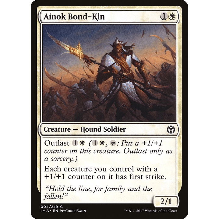 Ainok Bond-Kin | Inglés | NM | IMA 1
