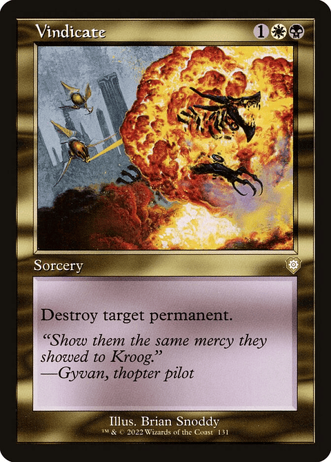 Vindicate (Retro Frame) | Inglés | NM | BRC