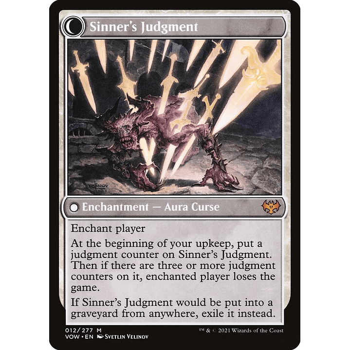Faithbound Judge // Sinner's Judgment | Inglés | NM | VOW 2