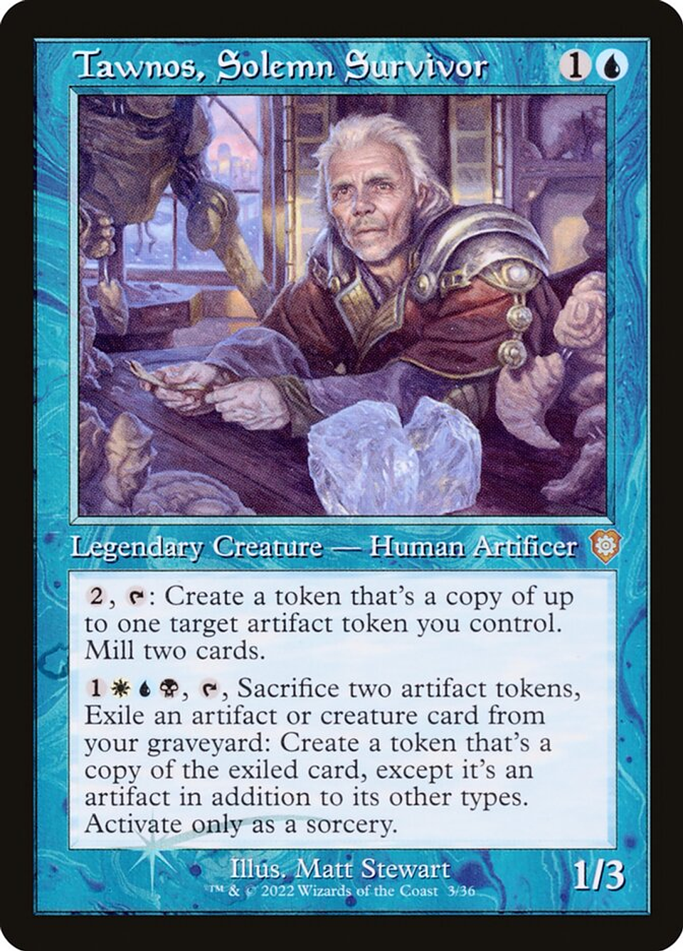 Tawnos, Solemn Survivor (Retro Frame foil) | Inglés | NM | BRC 1