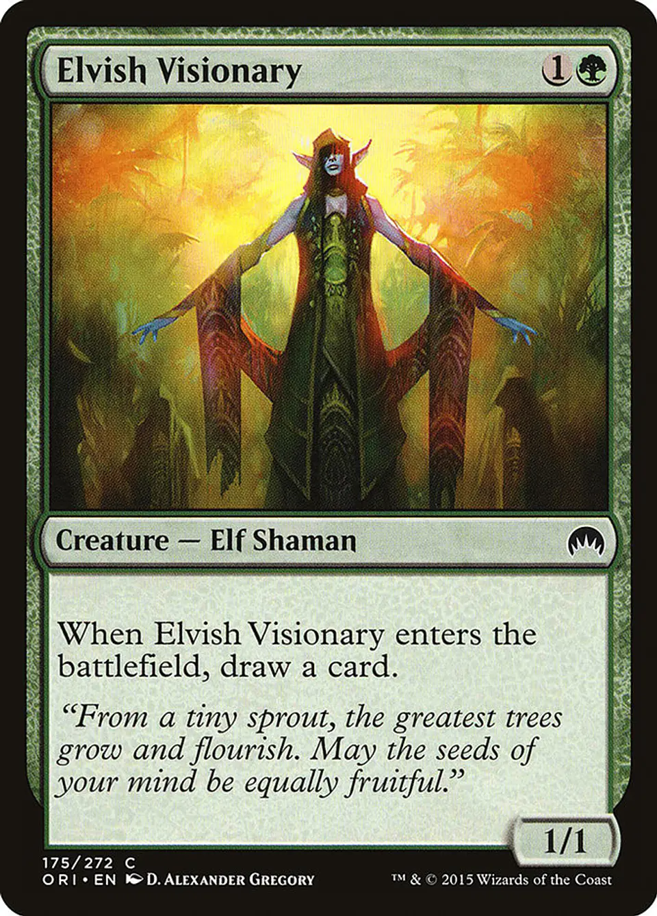 Elvish Visionary | Inglés | NM | ORI 1
