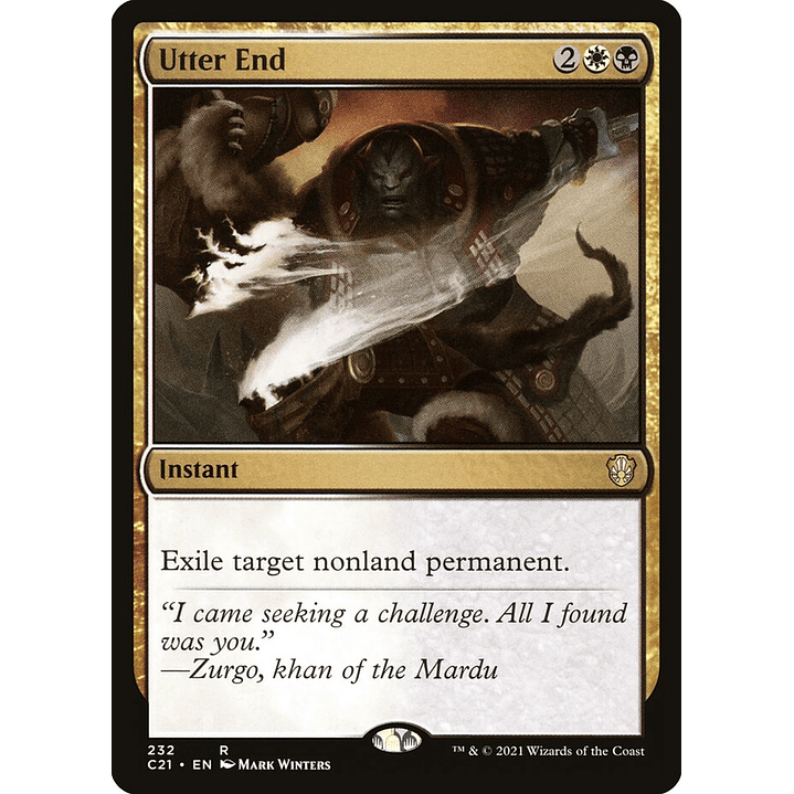 Utter End | Inglés | NM | C21 1